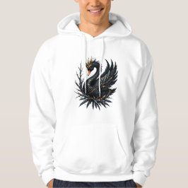 Den Obsidian Svannen av Månbelyst Nåde. I skymning Hoodie