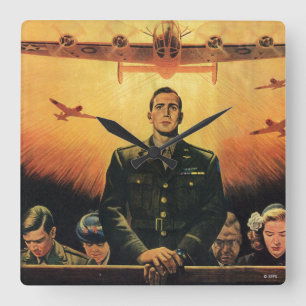 Den odödliga harpyen fyrkantig klocka