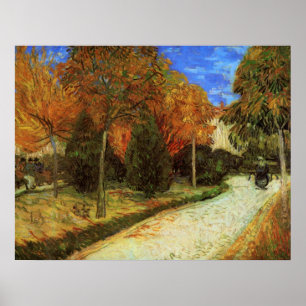 Den offentliga parken i Arles av Vincent van Gogh Poster