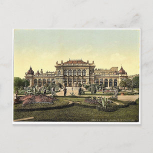 Den offentliga trädgården och kasinot, Wien, Austr Vykort