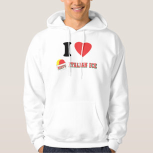 Den officiell"ÄLSKAR JAG HOODIEN MIKROFONENS för Hoodie