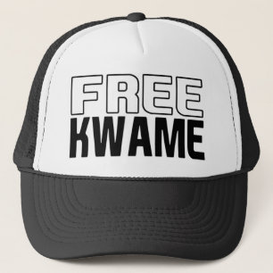 Den officiella fria Kwame skjortan! Truckerkeps