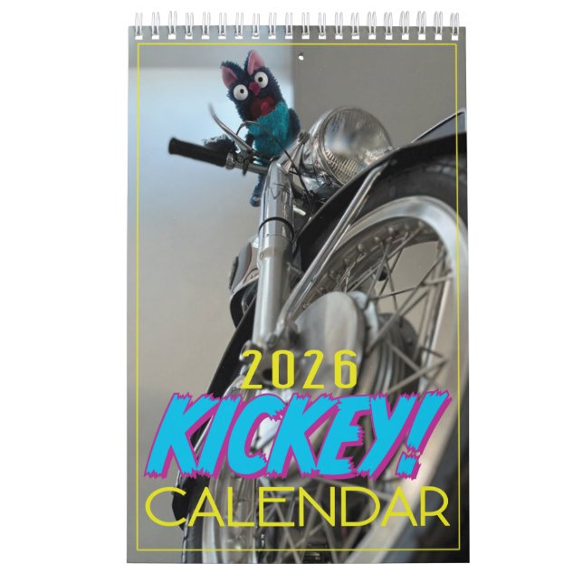 Den Officiella Kickey 2026 Väggkalendern! Kalender (Omslag)