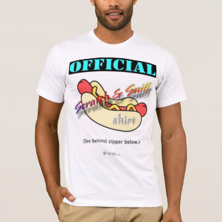 Den officiella skrapan & sniffar den Weiner Tee Shirt