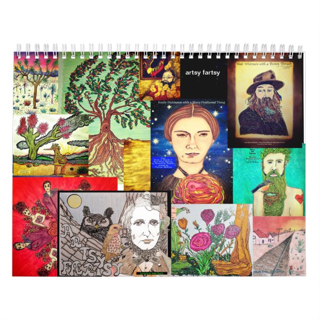 Den officiellt superb Artsy Fartsyen 2019 Kalender (Omslag)