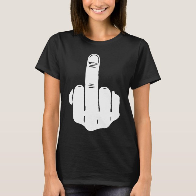 Den ohyfsade roliga obscna offensiva anarkin Mi T Shirt (Framsida)