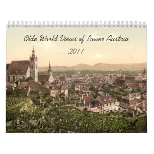 Den Olde världen beskådar av lägre Österrike Kalender