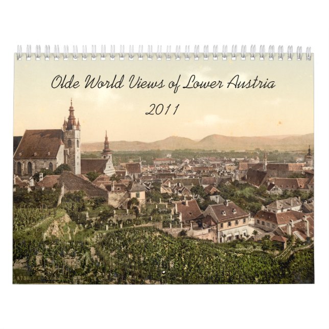 Den Olde världen beskådar av lägre Österrike Kalender (Omslag)