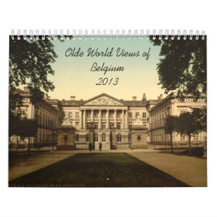 Den Olde världen beskådar Belgien 2013 Kalender