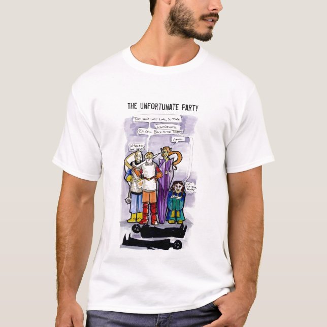 Den olyckliga partyskjortan tee (Framsida)