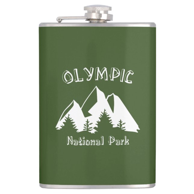 Den olympiska nationalparken fickplunta (Framsidan)