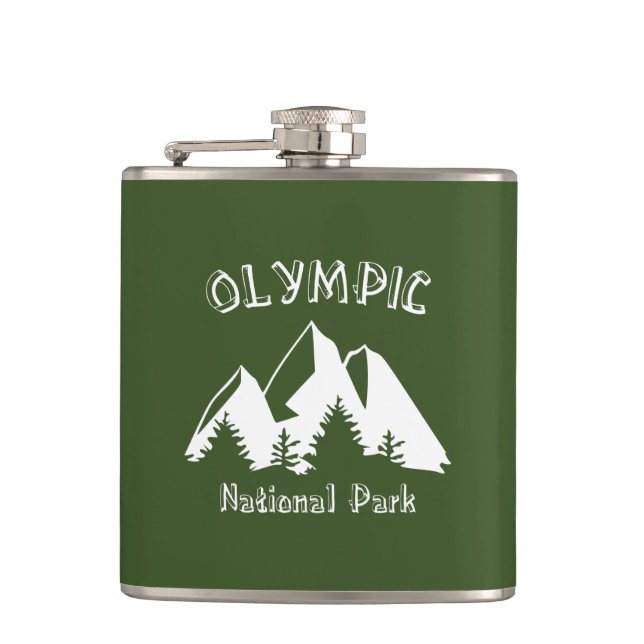 Den olympiska nationalparken fickplunta (Framsidan)