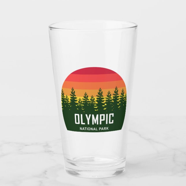 Den olympiska nationalparken glaskopp (Framsida)