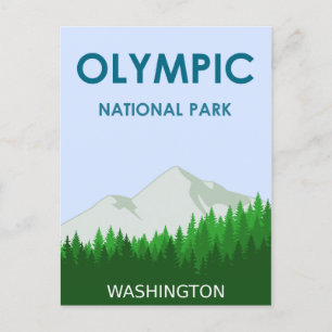 Den olympiska nationalparken inbjudan vykort