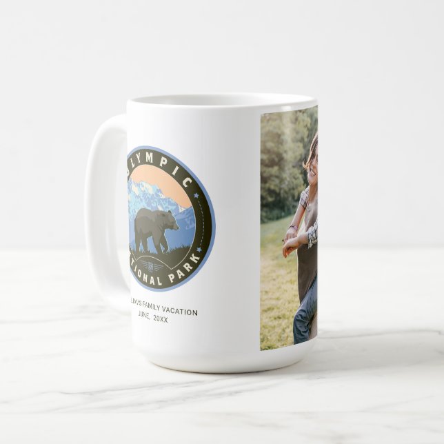 Den olympiska nationalparken kaffemugg (Framsida vänster)