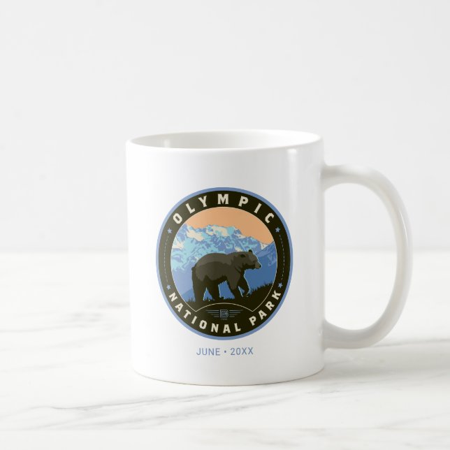 Den olympiska nationalparken kaffemugg (Höger)