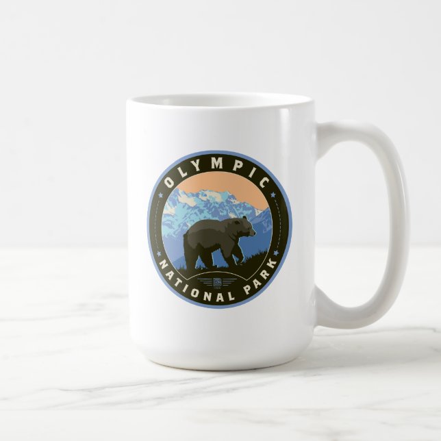 Den olympiska nationalparken kaffemugg (Höger)