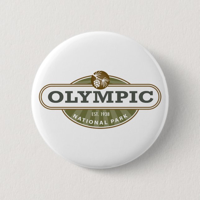 Den olympiska nationalparken knapp (Framsida)
