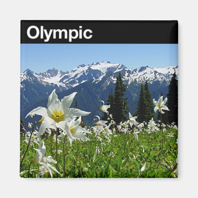 Den olympiska nationalparken magnet (Framsidan)