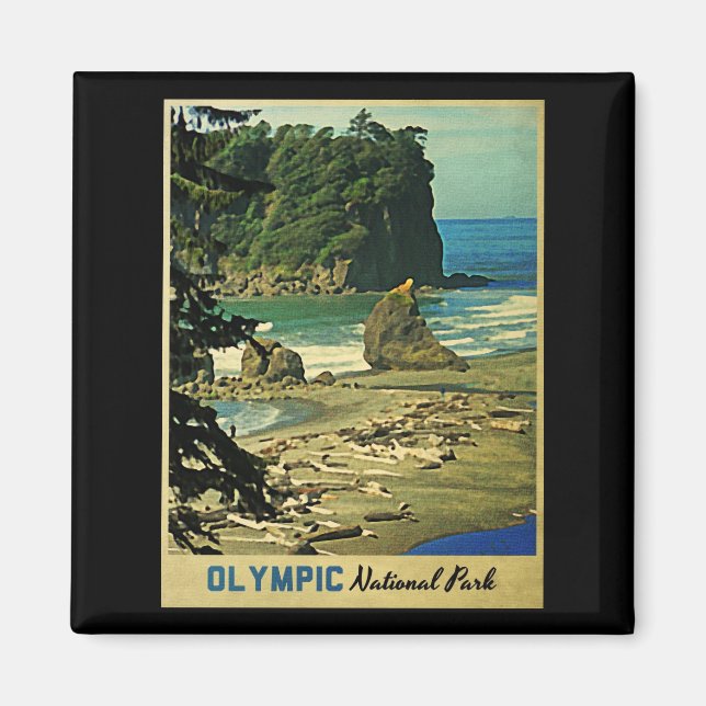 Den olympiska nationalparken magnet (Framsidan)