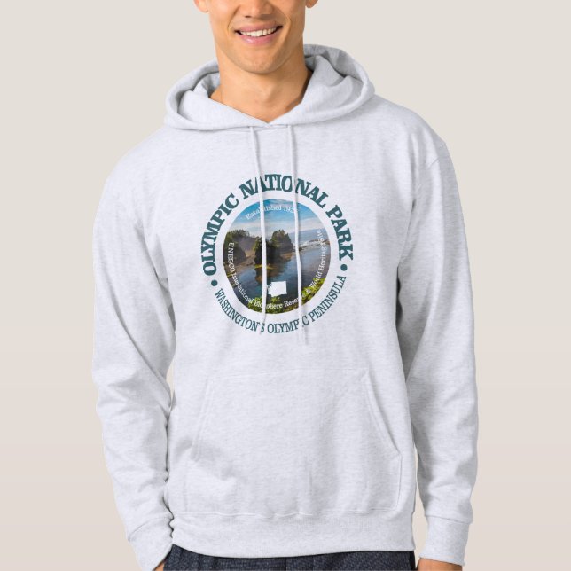 Den olympiska nationalparken sweatshirt med luva (Framsida)