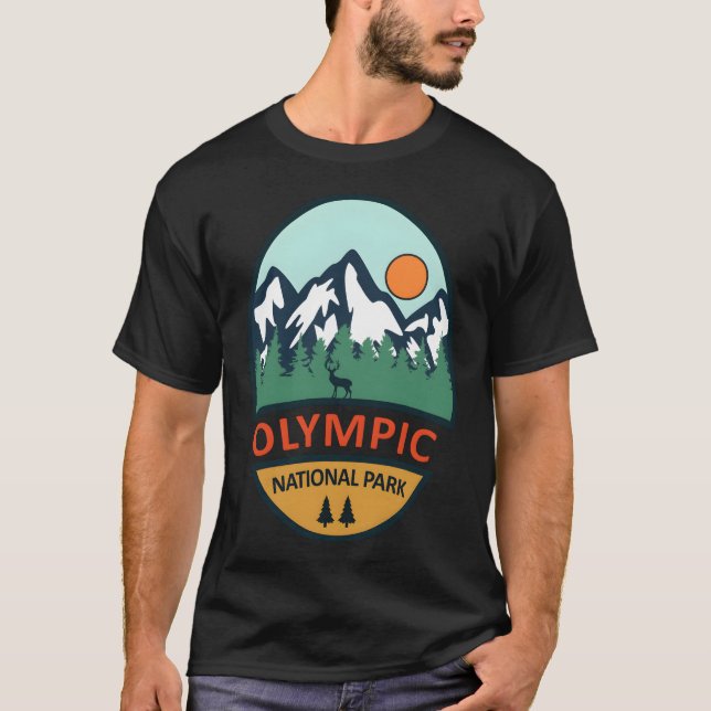 Den olympiska nationalparken t shirt (Framsida)