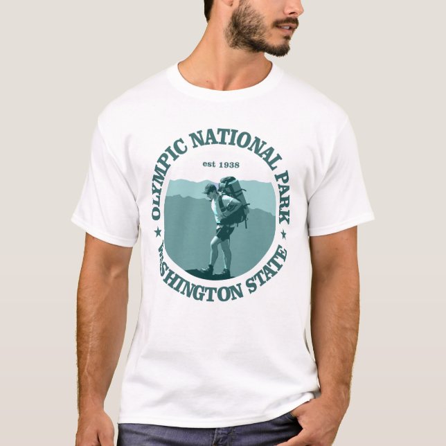 Den olympiska nationalparken tee shirt (Framsida)