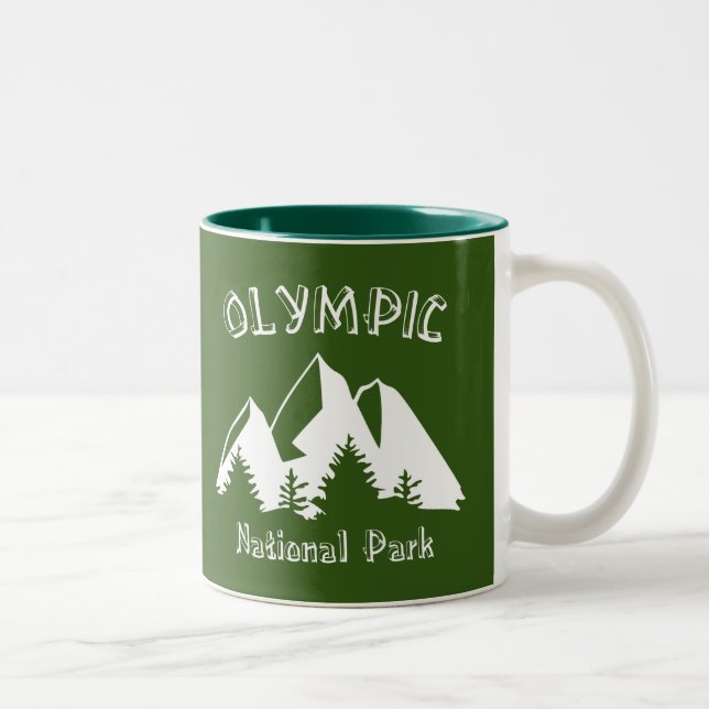 Den olympiska nationalparken Två-Tonad mugg (Höger)
