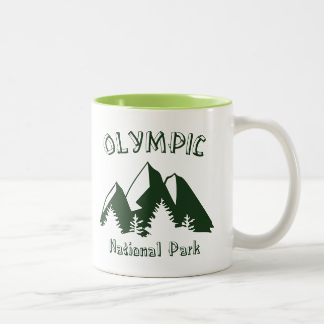 Den olympiska nationalparken Två-Tonad mugg (Höger)