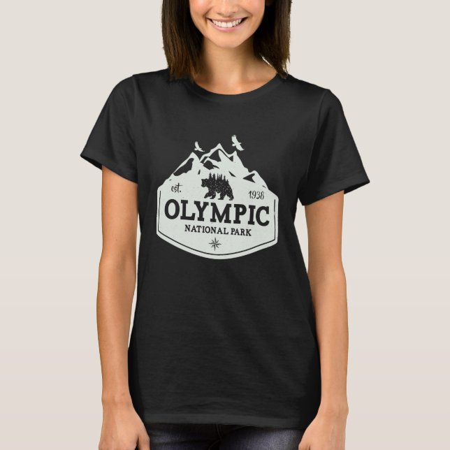 Den olympiska nationalparken Washington T Shirt (Framsida)