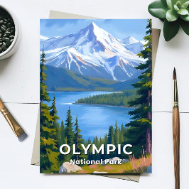 Den olympiska nationalparken | Washington Travel P Vykort