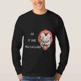 Den onda clown t-shirts Skull från Halloween 2023