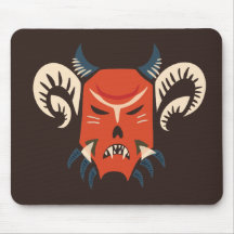 Den onda demonen maskerar med Horns