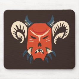 Den onda demonen maskerar med Horns Musmatta