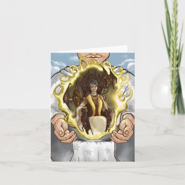 Den onda häxan av väster kort (Framsida)