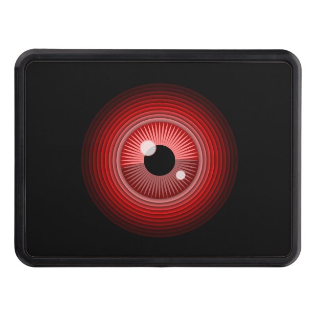 Den onda magiska öga vid djävulen skydd för dragkrok (Framsidan)