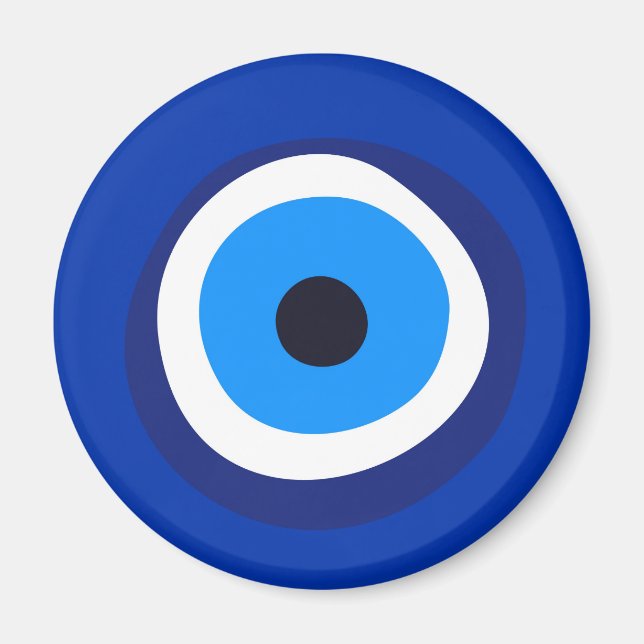 den onda öga-symbolen greek turkish arab talisman magnet (Framsidan)