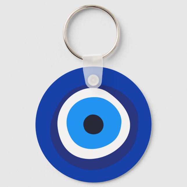 den onda öga-symbolen greek turkish arab talisman nyckelring (Framsida)