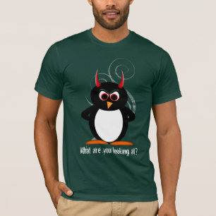 Den onda pingvinet vad är dig, tittar? T-tröja T Shirt