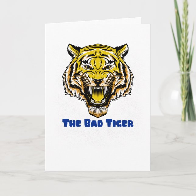 Den onda tigern kort (Framsida)