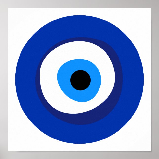den ondskefulla öga gamla symbolens antikhet talis poster (Framsidan)
