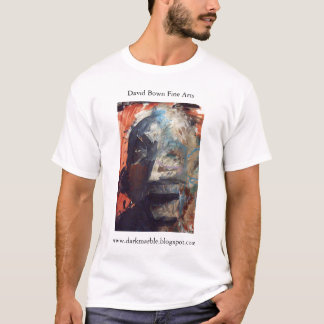 den öppna munnen maskerar t-shirt