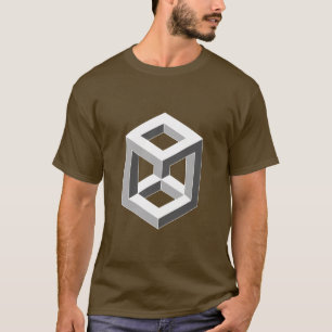 Den optiska illusionen - boxas t-shirt