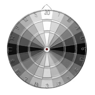 Den optiska illusionsvartpilen stiger ombord darttavla