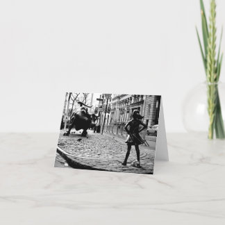 Den orädda flickan tack kort