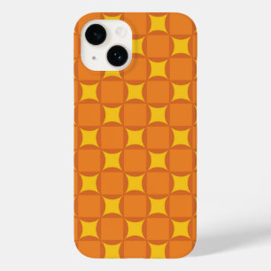 Den orange 70-talsstilen cirkel