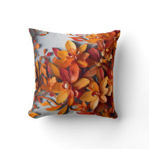 Den orange blomsterformsmönsterdesignen