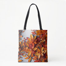 Den orange blomsterformsmönsterdesignen