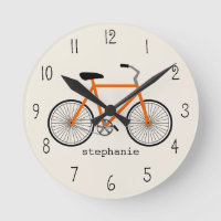 Den orange cykeln tar tid på