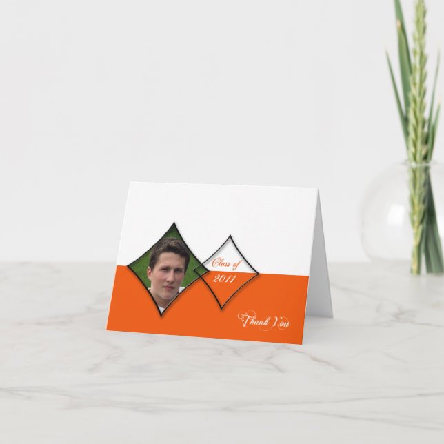 Den orange diamanten klassificerar tack kort (Framsida)